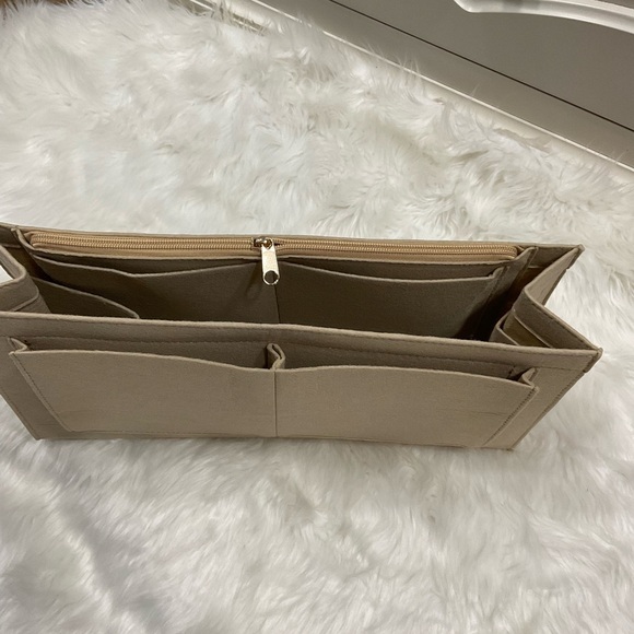 Beige Purse Organizer Insert - Picture 2 of 8